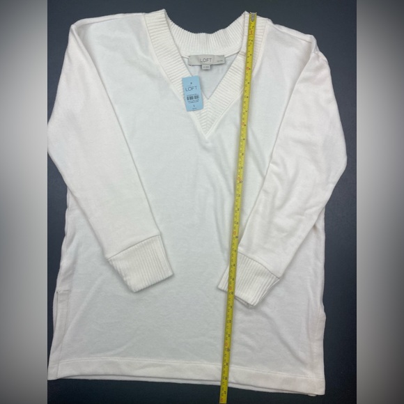 LOFT PETITE WOMEN V-NECK TUNIC TOP - Picture 6 of 6